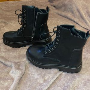 Black Combat Boots